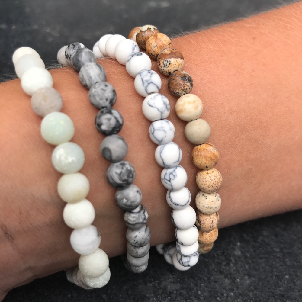 Natural stone Faith Bracelet Free w/ $25 purchase - Picture 8 of 8
